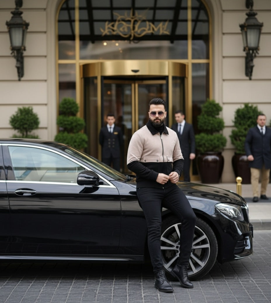 Veste Casual en Tissu Dan – Élégance et Qualité Turque