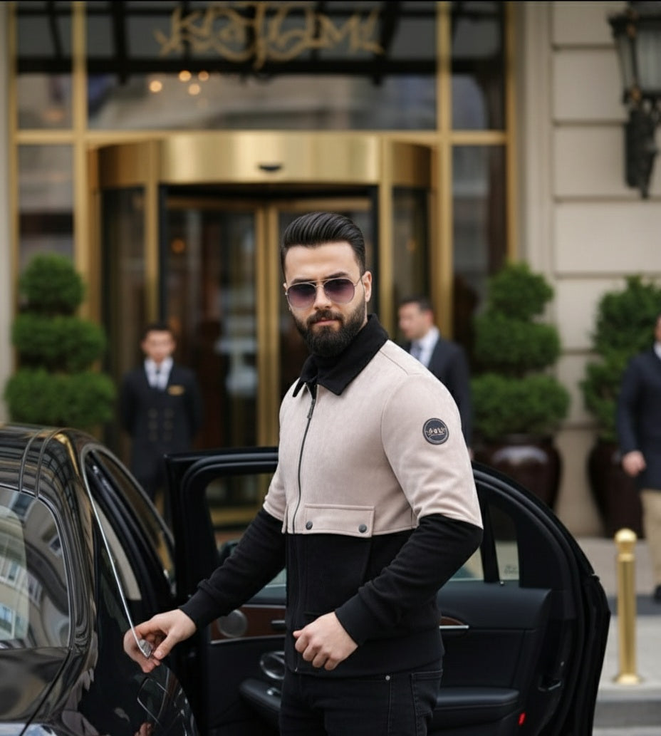 Veste Casual en Tissu Dan – Élégance et Qualité Turque